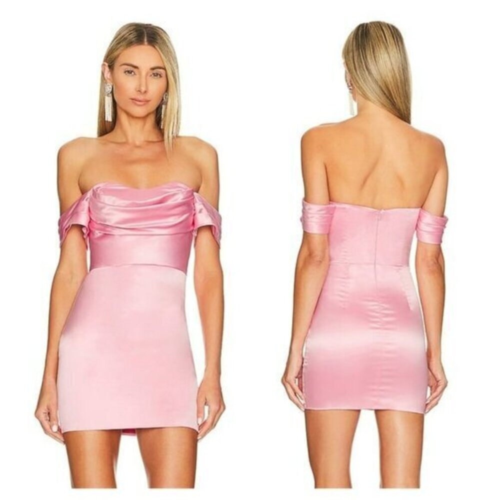 MORE TO COME Bella Off Shoulder Dress - Pink